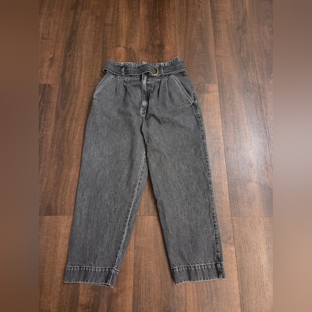Joie Charcoal Buckle Denim Pants - Picture 5 of 5